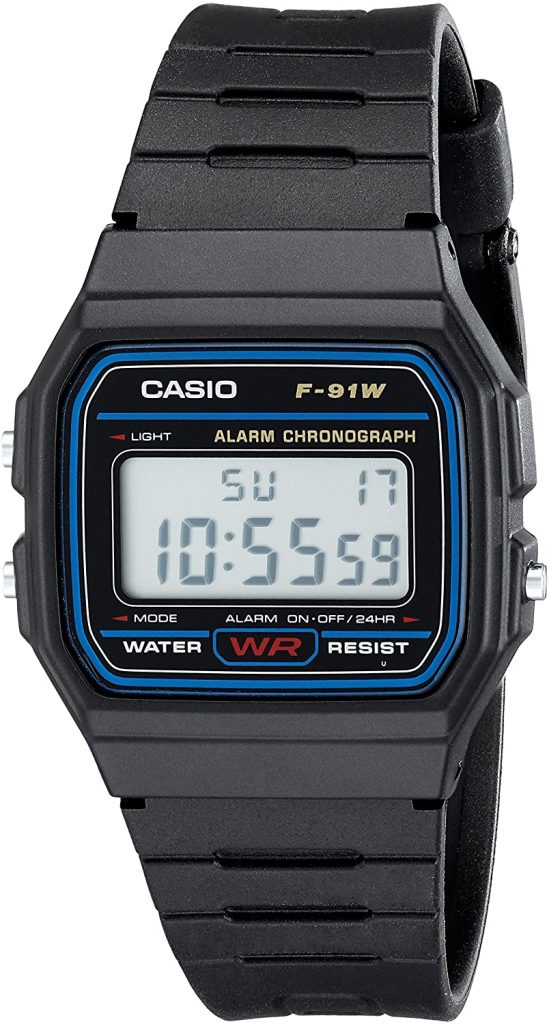 casio f91w water resistant depth